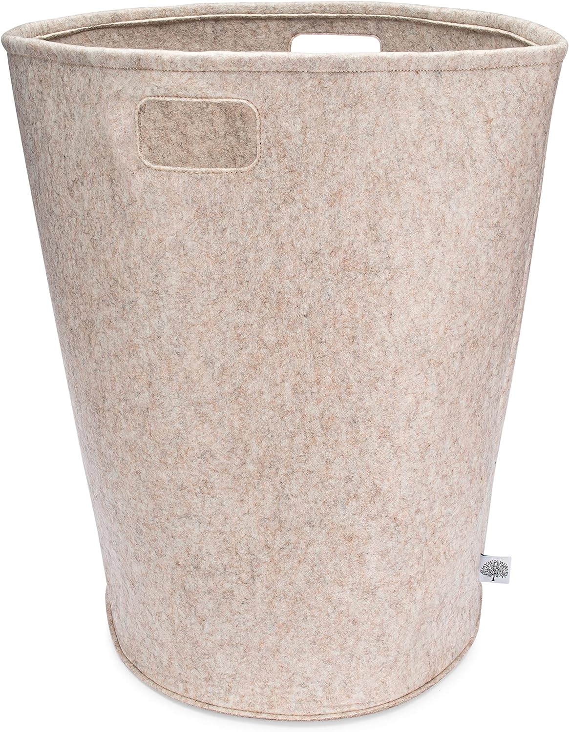 230816082120252_1 Parker Baby Nursery Laundry Hamper - Felt Storage Basket and Baby Hamper for Nursery (Oatmeal) - Image 1